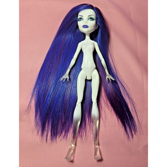 OOAK Custom Monster High Doll Reroot Spectra Creeproduction Barbie Mattel Toys - Picture 1 of 16